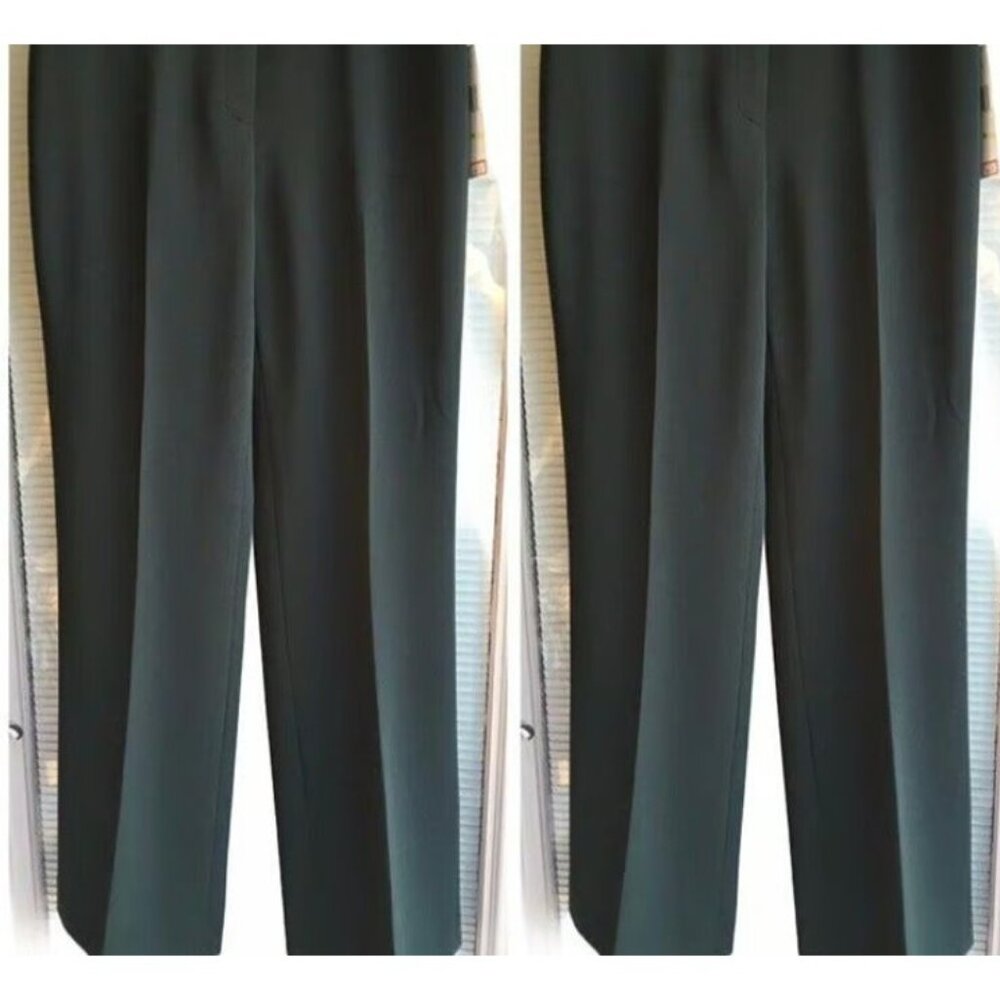Jones NY Collection Heritage Pants Womens 4 Gray Lined Flat Career 31x33 NWT $99 - Picture 7 of 9